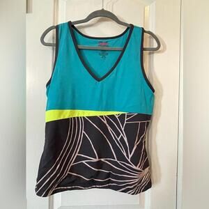 Teez Her Color Block workout tank - EUC - XL